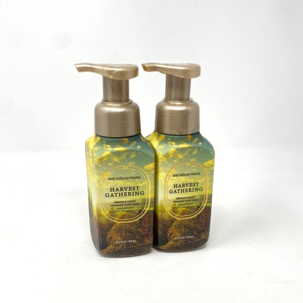 Bath & Body Works Harvest Gathering Gentle & Clean Foaming Hand Soap 2 Pack - Picture 1 of 6